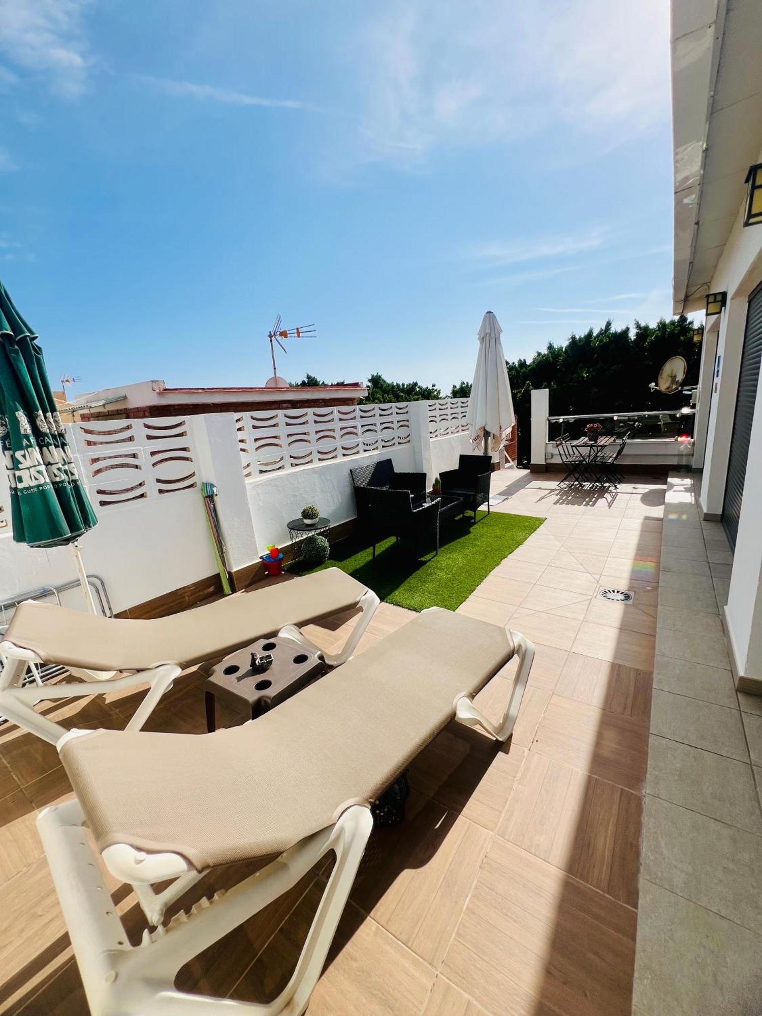 Casa Carmen Atico Primera Linea De Playa Málaga Extérieur photo